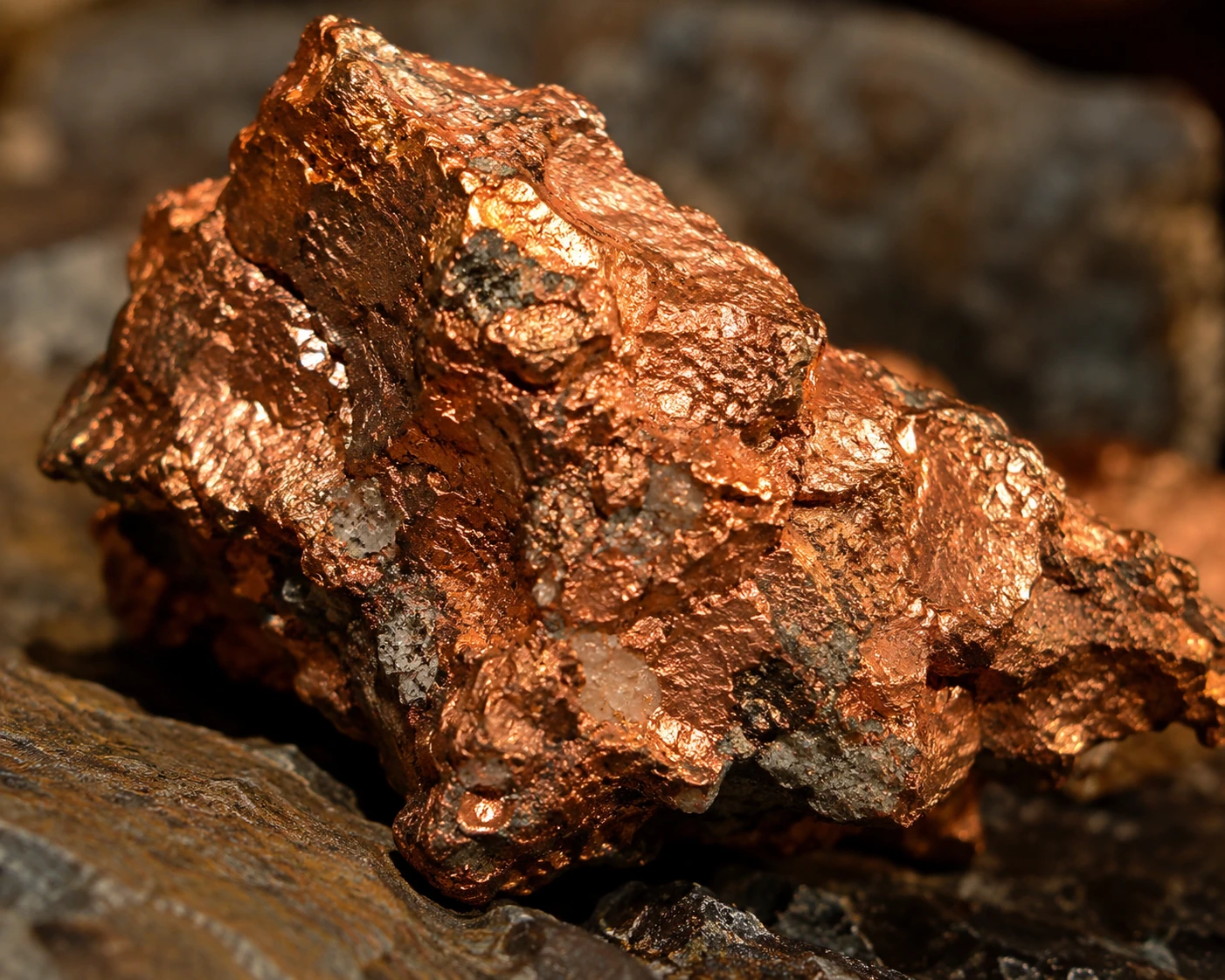 Copper and gold mining